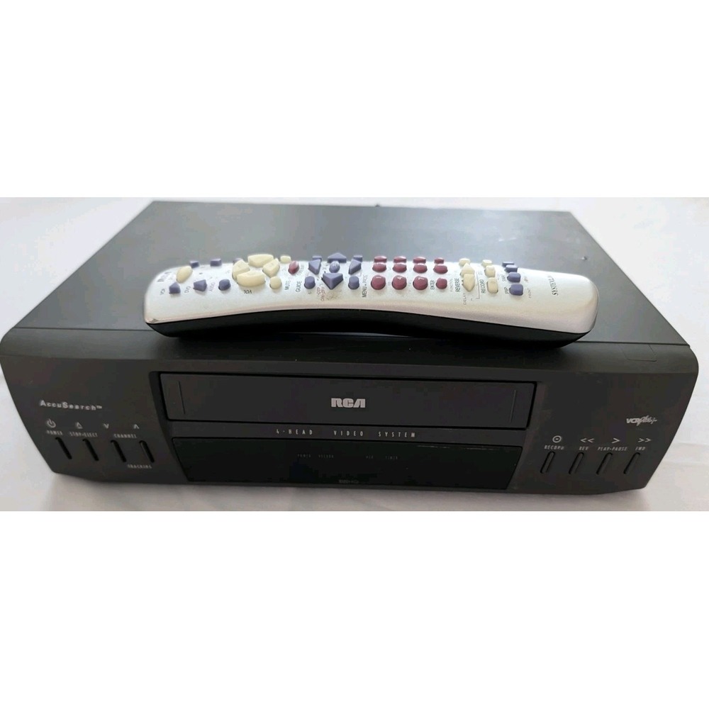 RCA VR525 4-Head VHS VCR Cassette Player Video Recorder AccuSearch RemoteCables